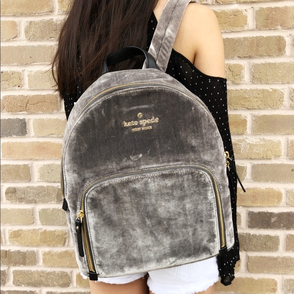 kate spade Handbags - Kate spade Watson Lane Hartley Velvet Backpack